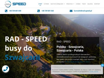Busy do Szwajcarii firmy Rad Speed