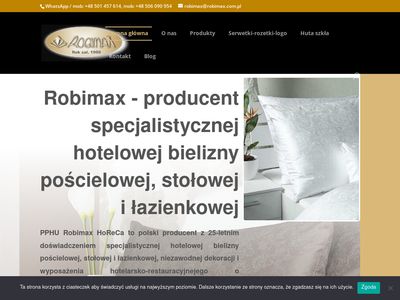 robimax.com.pl falbany do stołów