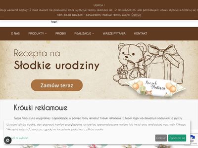 Sklep-krowki.com - cukierki z logo firmy