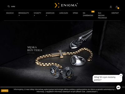 autorska biżuteria męska - Enigma jubiler