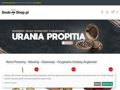 Mosiężny otwieracz - snob-shop.pl