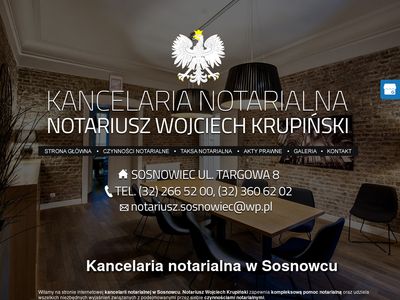 WOJCIECH KRUPIŃSKI notariusz Sosnowiec