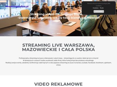 Transmisje internetowe, live Warszawa