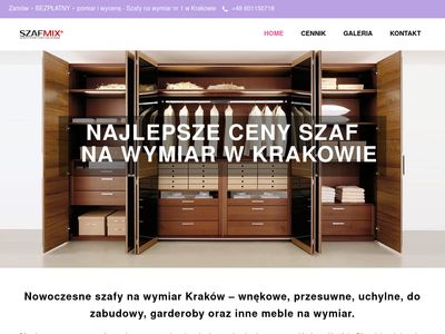 Szafy wnękowe Kraków - szafmix24.pl