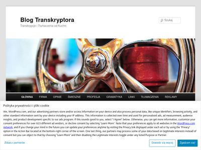 Blog Transkryptora | Transkrypcje i Tłumaczenia od Kuchni