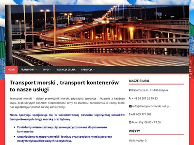 Przewóz kontenerów via http://transport-morski.net.pl