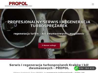 Regeneracja turbosprężarek Kraków - Propol
