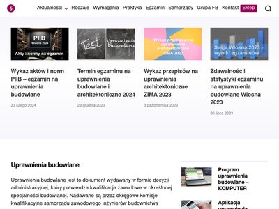 Uprawnienia budowlane program - uprawnieniabudowlane.pl