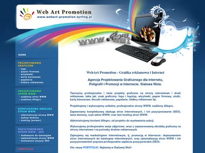 Tworzenie stron www internetowych Stalowa Wola - WebArt Promotion