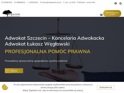 ŁUKSZ WĘGŁOWSKI obsługa prawna Szczecin