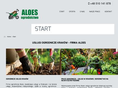 Aloes - usługi ogrodnicze w Krakowie