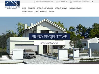 Projekty domów, projekty wnętrz - architekci Łódź