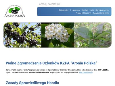 Aronia Czarnoowocowa - Plantatorzy aronii