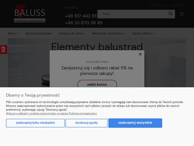 Baluss.pl: Okucia do szkła
