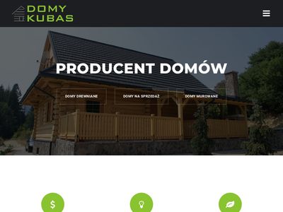Domy drewniane energooszczędne producent - Domy-Kubas.pl