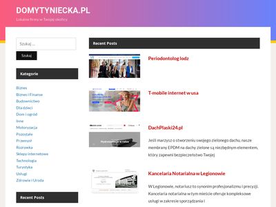 www.domytyniecka.pl developer kraków domy