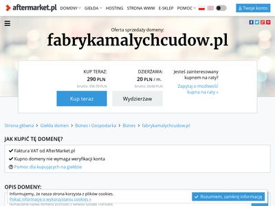 www.fabrykamalychcudow.pl hurtownia