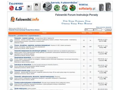 Falowniki Forum Instrukcje
