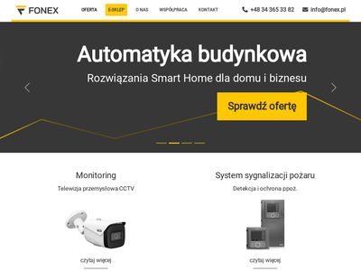 Alarmy i monitoring - Fonex