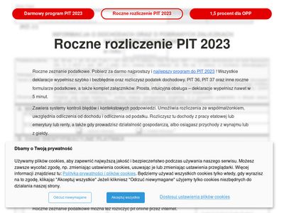 format-pit.pl Jaki formularz pit 2020?