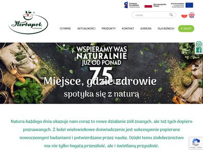 Herbapol w Krakowie SA - Producenci suplementów diety