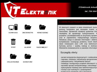 ITElektronik - informatyka, monitoring, alarmy, domofony, radiowęzły.