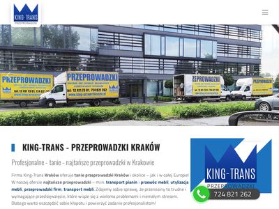 Profesjonalne przeprowadzki Kraków - King Trans