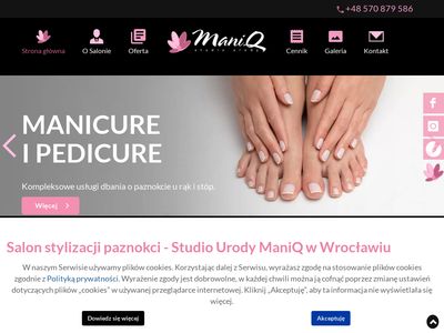 ManiQ wrastające paznokcie Wrocław