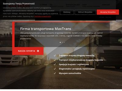 F.T.H.U MaxTrans - transport i wynajem samochodów