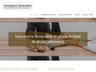 G.WRÓBEL, A.LETKIEWICZ Sporządzanie aktów notarialnych Zabrze