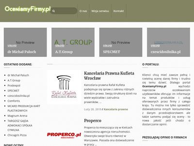Opinie na temat firm - Oceniamyfirmy.pl