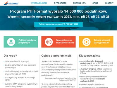 Wypełnij pit 2020 z pomocą programu do pit pitformat.pl