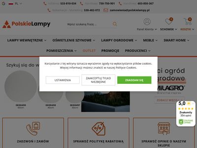 Lampy sklep AZzardo, Spotline, Italux, MaxLight, ZumaLine