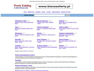 Prosty-Katalog.pl - baza stron internetowych z Polski