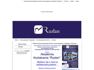 Ruslan.pl - Kursy językowe i korepetycje z dojazdem, Wrocław
