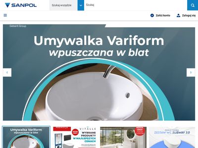 Sanpol Sp. z o.o ekspozycje łazienek