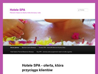 Hotele SPA - oferta, która przyciąga klientów