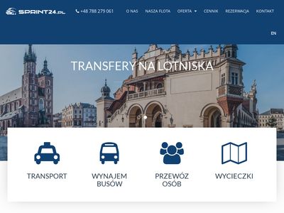 Transport, transfer, wynajem busów, przewóz busów - Sprint24 Kraków