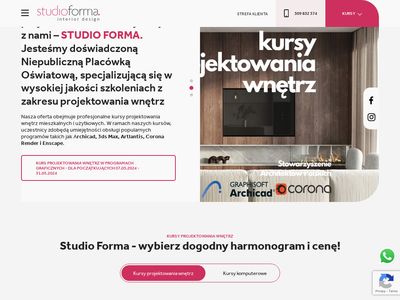 Kurs projektowania wnętrz online - studio-forma.edu.pl