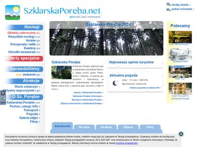 Szklarska Poręba noclegi (hotele, apartamenty, domki, campingi, wille, pensjonaty)