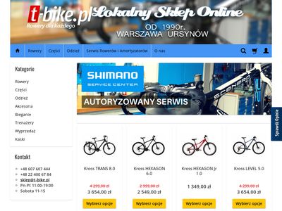 T-bike - sklep rowerowy Warszawa Ursynów
