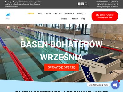 Lekcje pływania Kraków