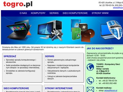Modernizacja komputerów :: Togro.com.pl