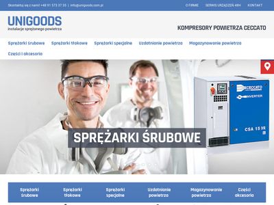 www.unigoods.com.pl Kompresory śrubowe