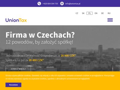 Firma w Czechach - uniontax.pl