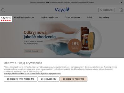vaya.com.pl - wkładki ortopedyczne dla dzieci