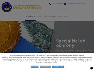 www.zamek-ochrona.com.pl całodobowa ochrona