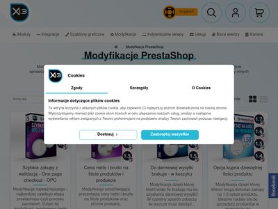 Szablony sklepów e-commerce PrestaShop