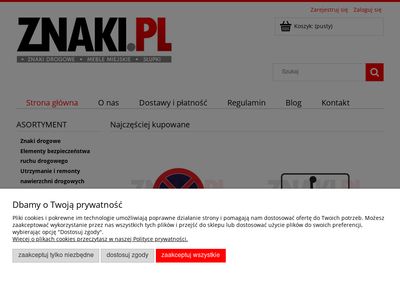 Znaki.pl - internetowy sklep ze znakami drogowymi