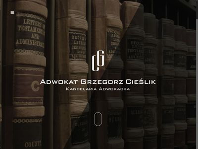 Adwokat Grzegorz Cieślik